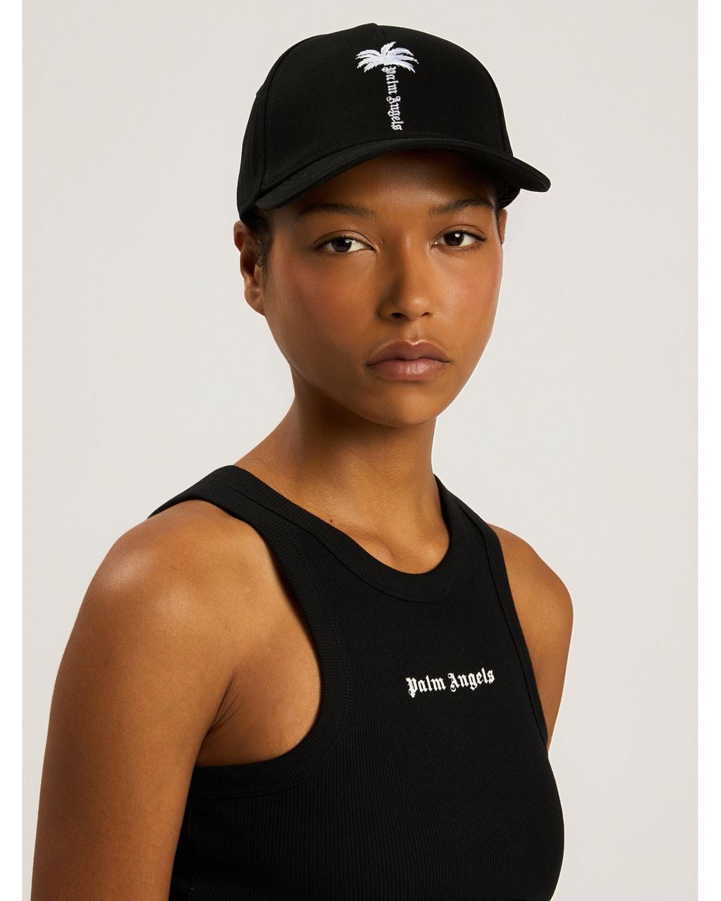 Palm Angels Blue Palm Tree Cap