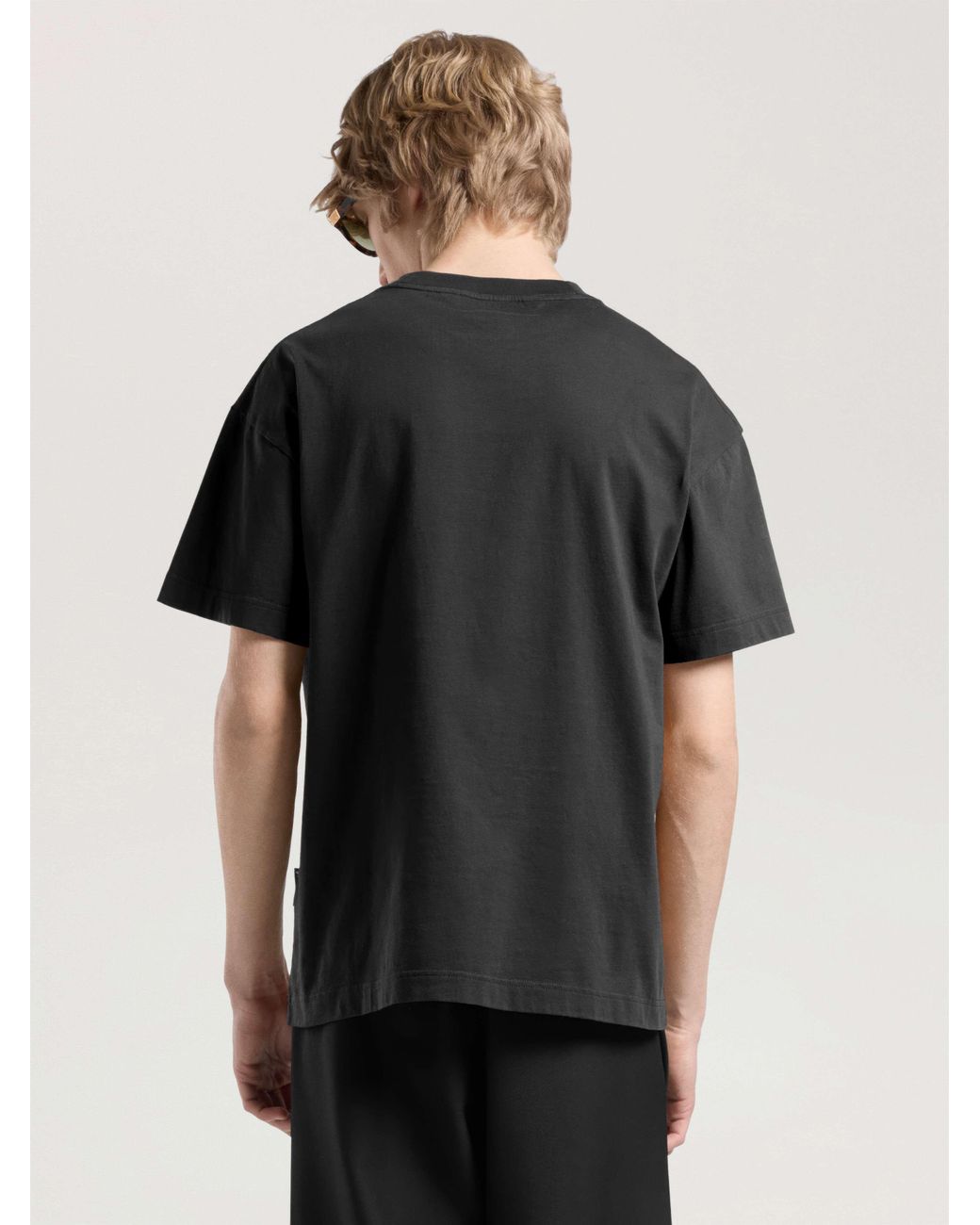 Palm Angels Black Palm Tree Regular T-Shirt for men