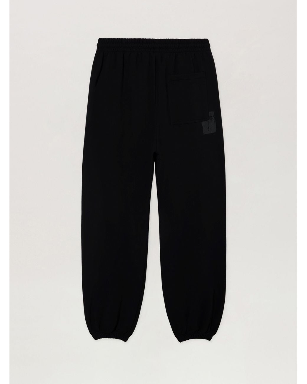 Palm Angels Black Brushed Palm Tree Sweatpants for men
