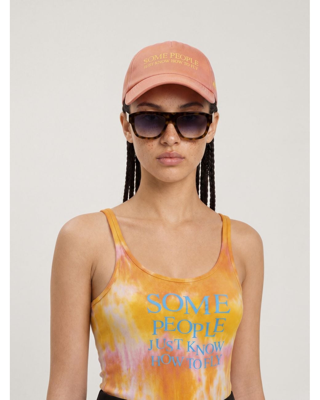 Palm Angels Orange X Hï Ibiza Tie-Dye Tank Top