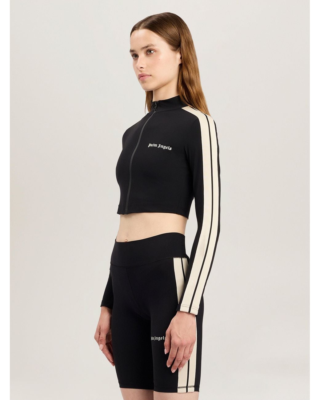 Palm Angels Blue Classic Logo Training Jacket