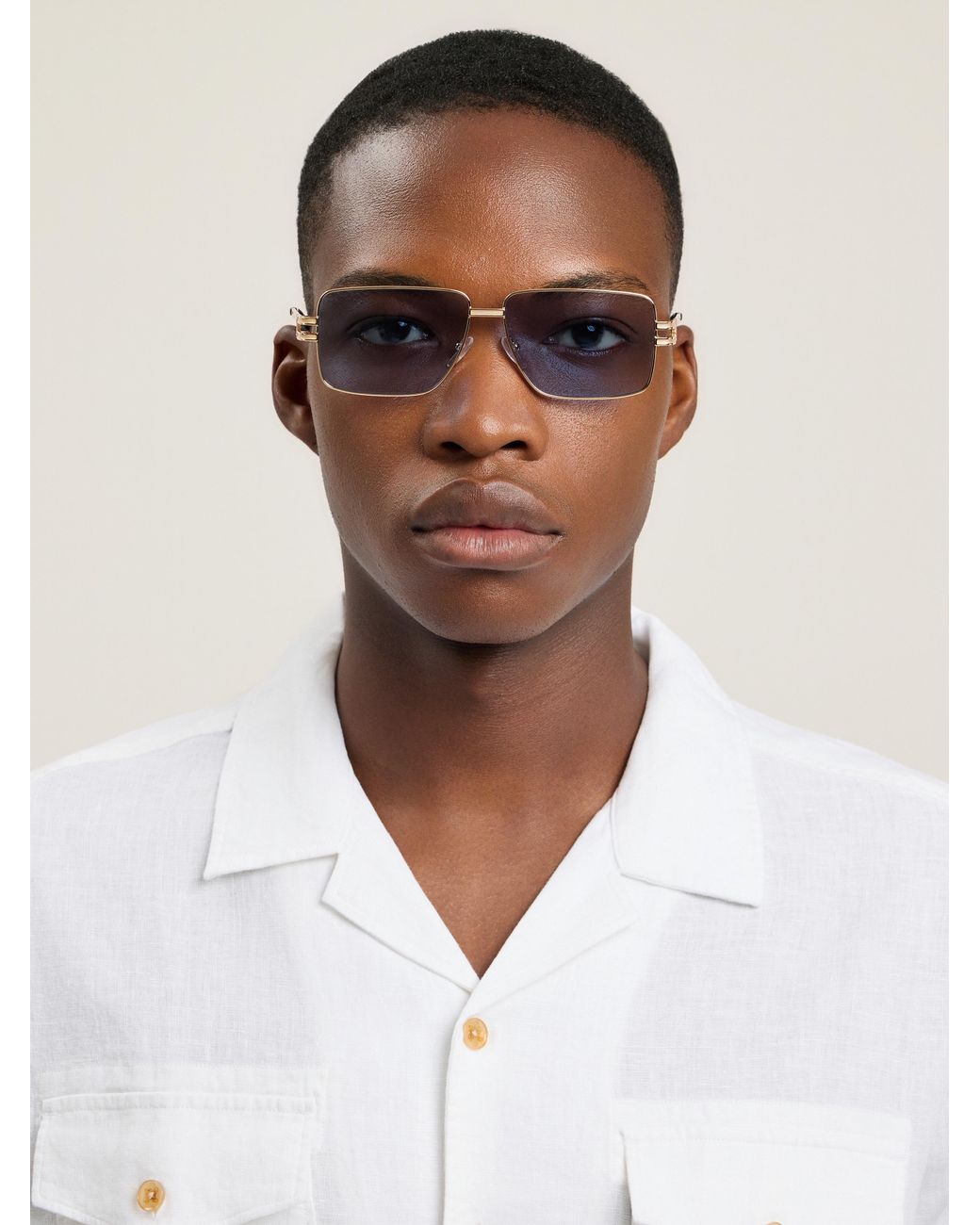Palm Angels Blue Imperial Sunglasses