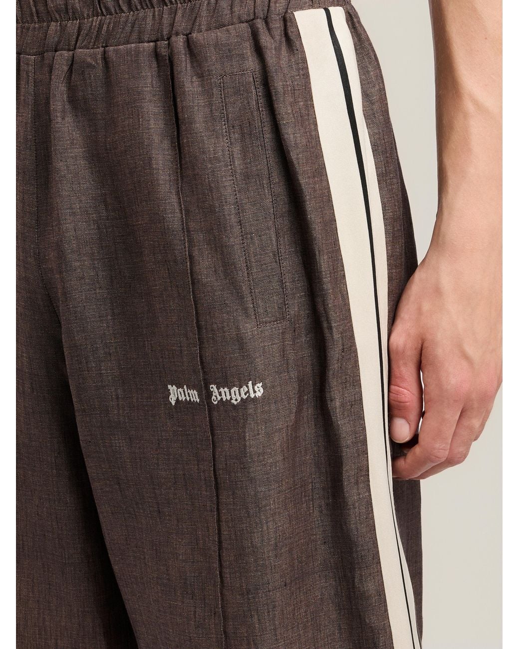Palm Angels Multicolor Classic Logo Track Shorts for men