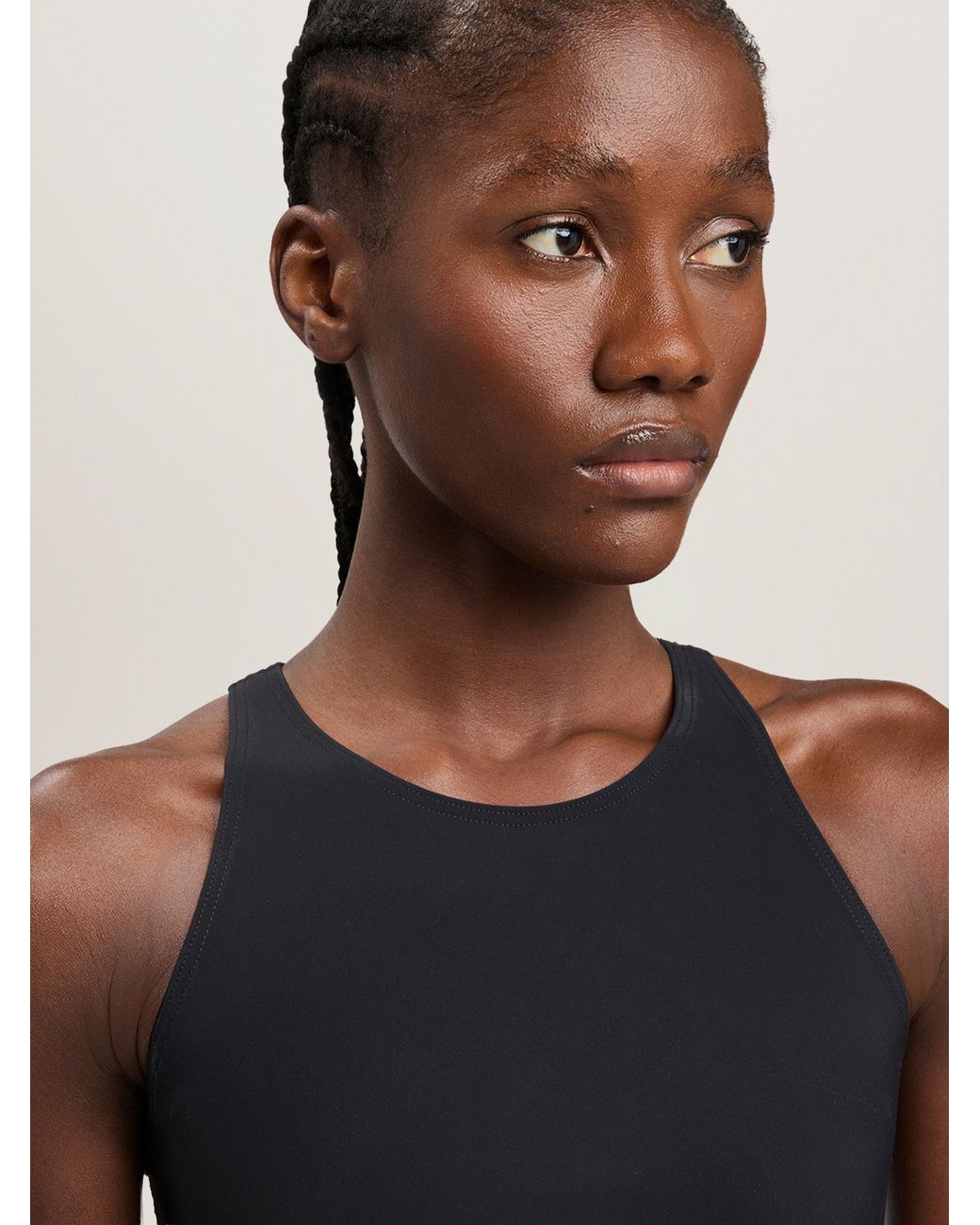 Palm Angels Black Classic Logo Sport Top