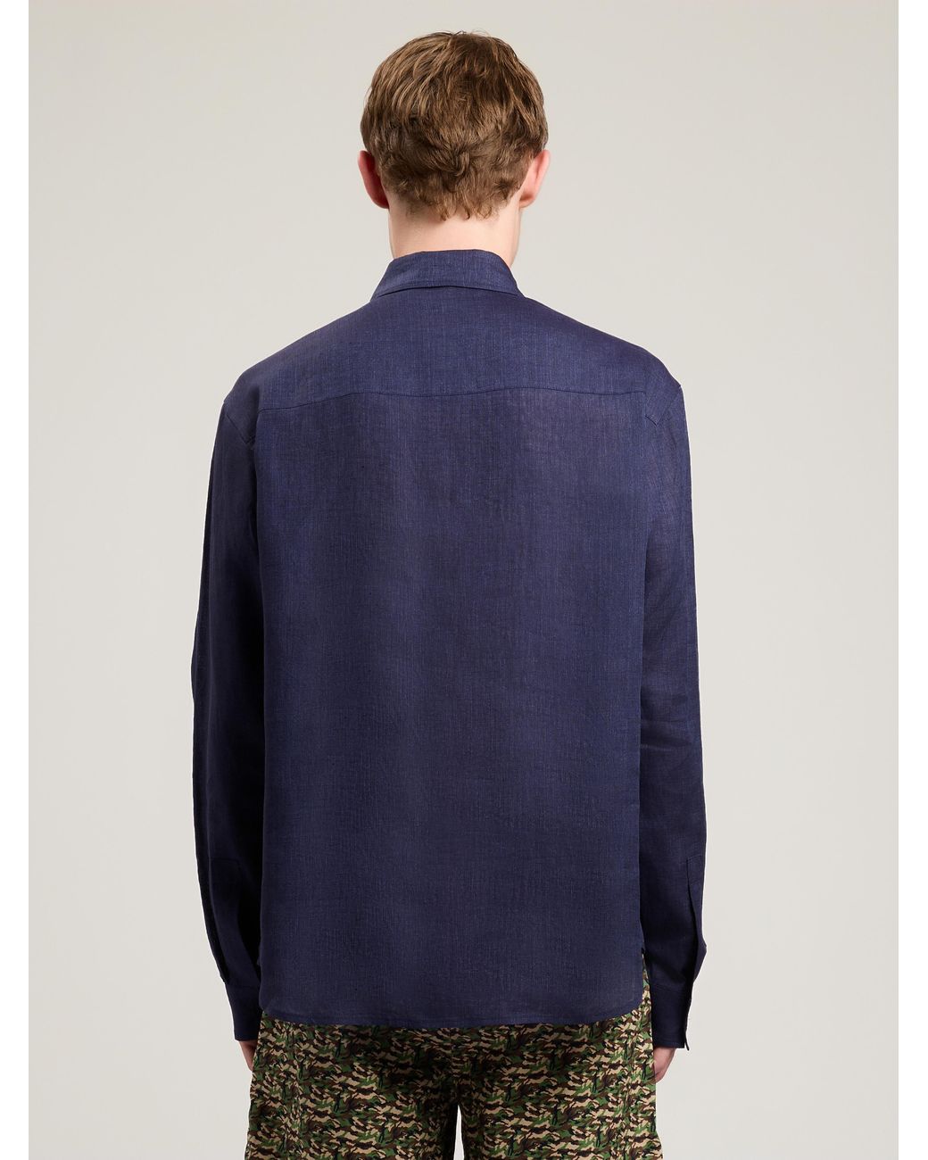 Palm Angels Blue Classic Logo Trackshirt for men
