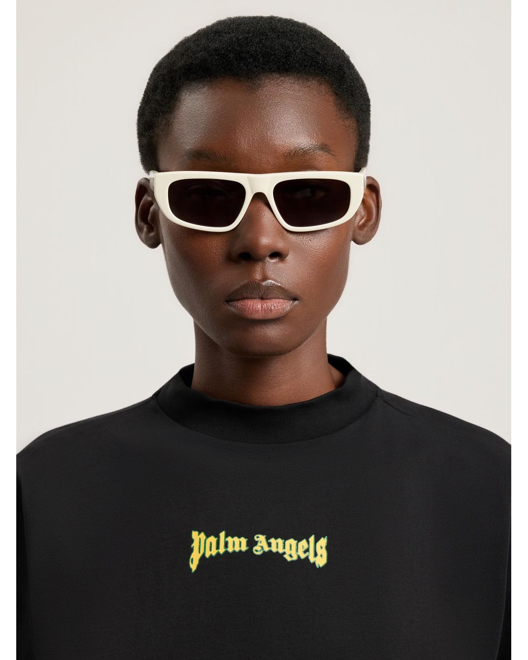 Palm Angels Black Ventura Lens Sunglasses