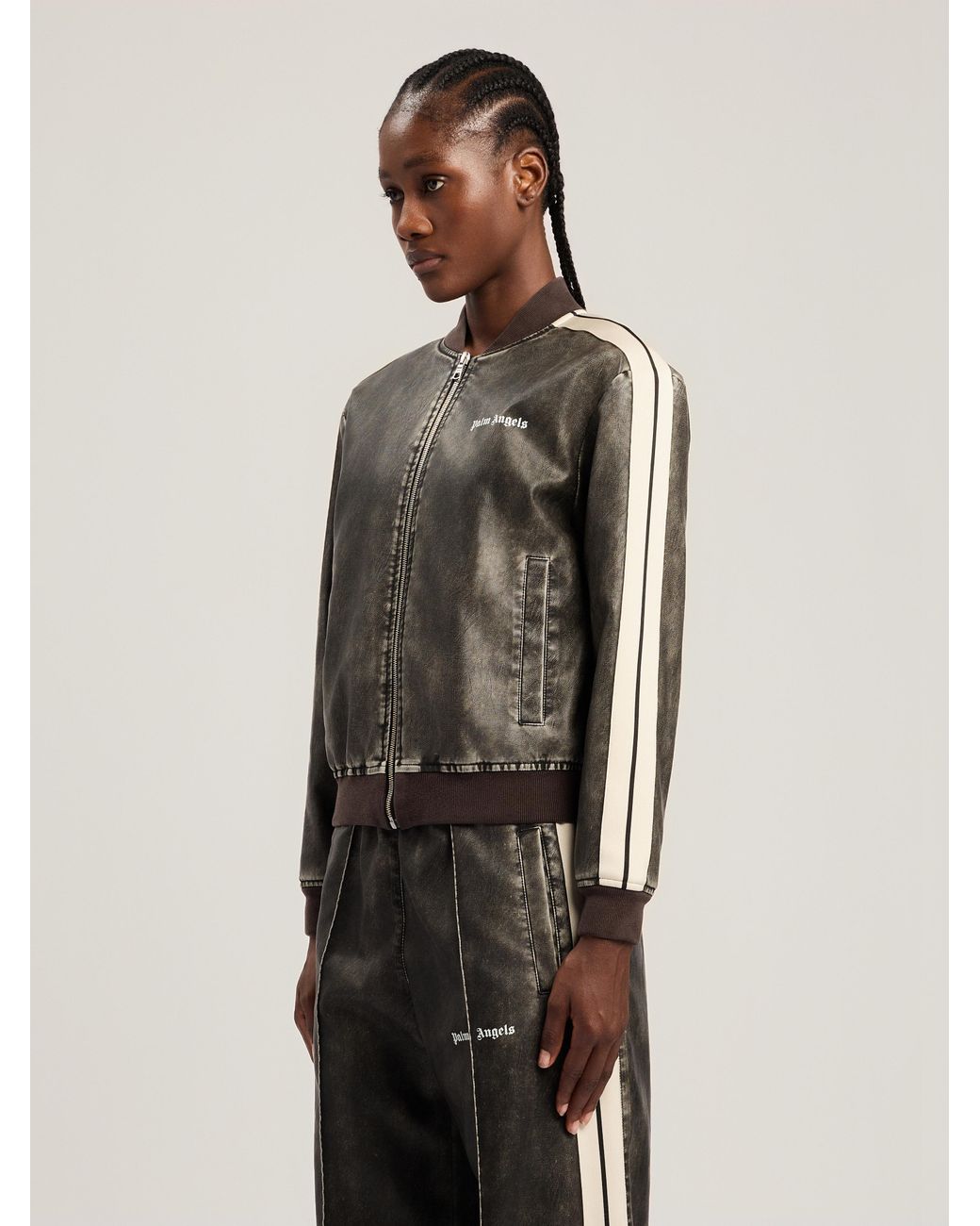 Palm Angels Multicolor Classic Logo Track Bomber Jacket