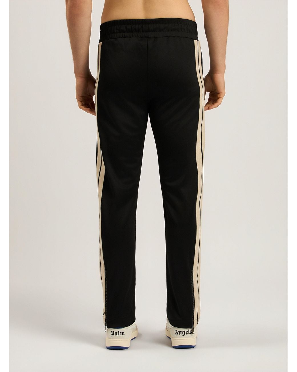 Palm Angels Black Classic Logo Track Pants for men