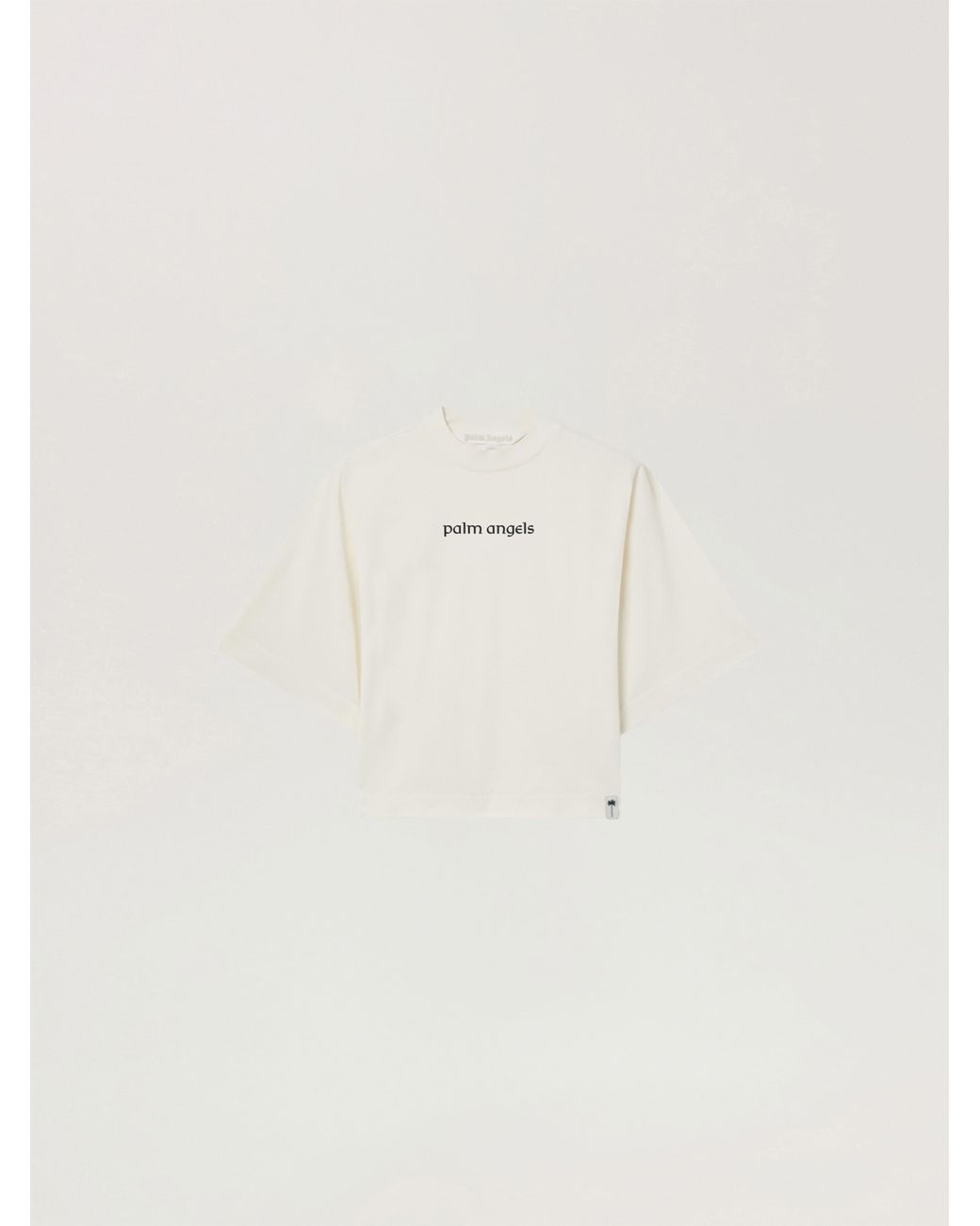 Palm Angels Natural Lions Herald Boxy T-Shirt Off