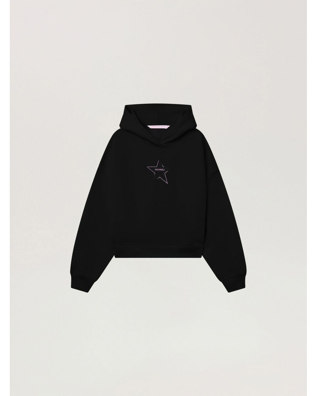 Palm Angels Black Icon Palm Loose Hoodie