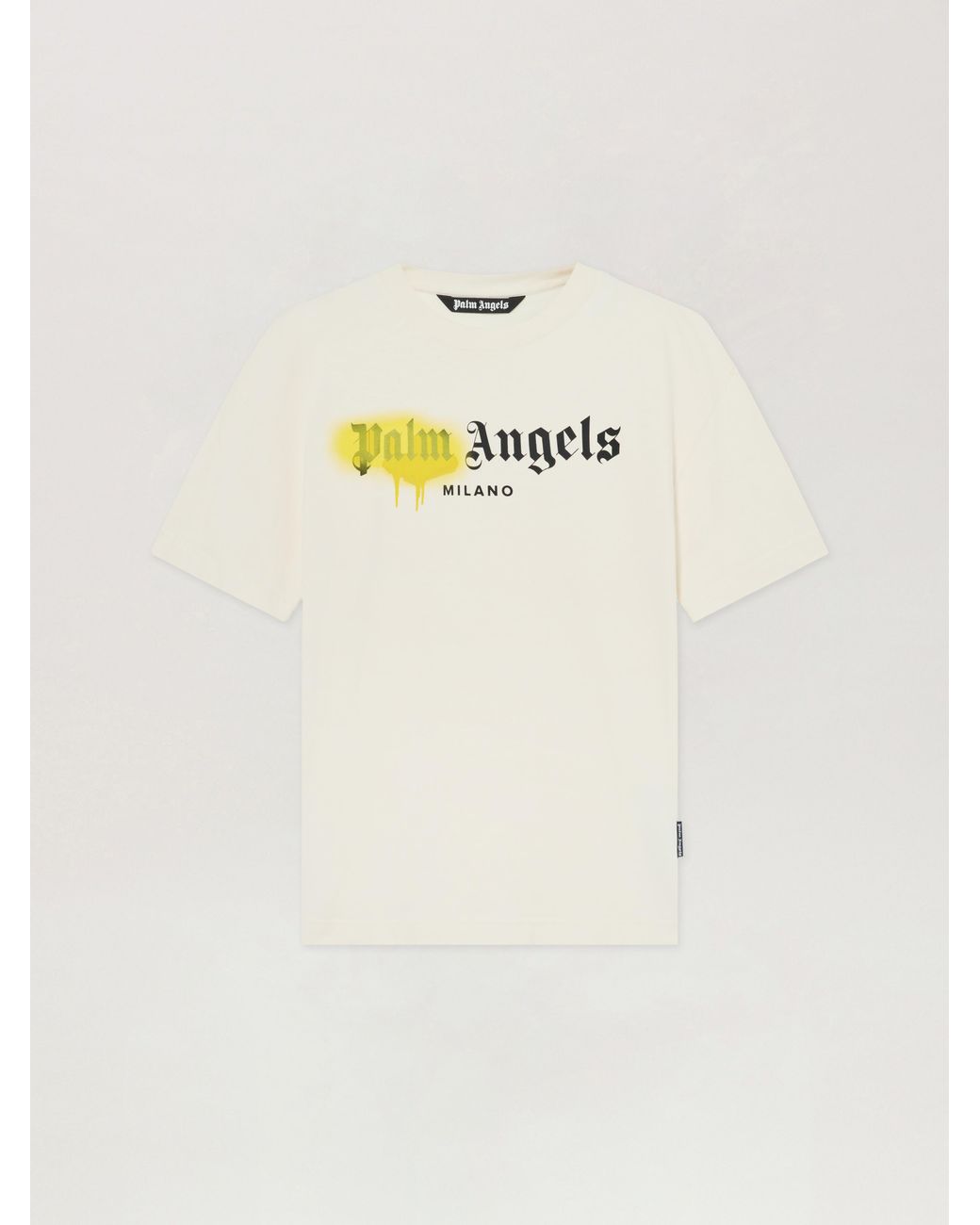 Palm Angels Natural Spray City Milan T-Shirt for men