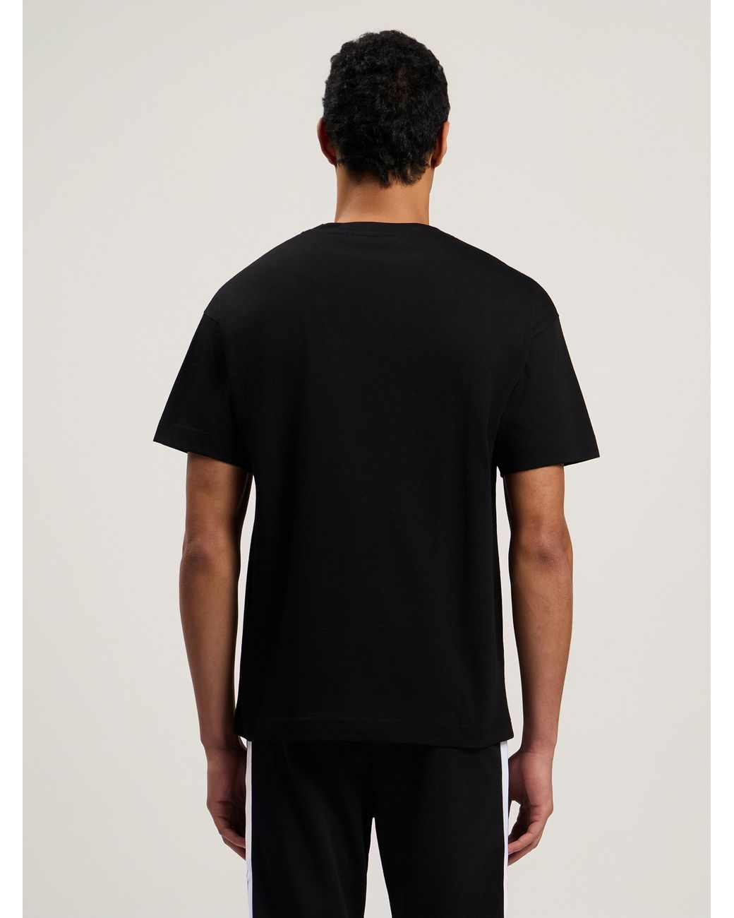 Palm Angels Black Spray City Milan T-Shirt for men