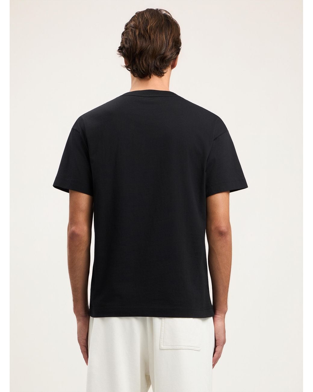 Palm Angels Black Neck Logo T-Shirt for men