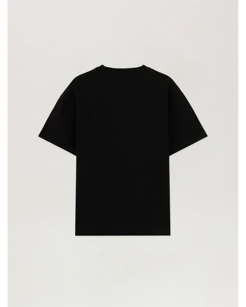 Palm Angels Black Stamp Logo Regular T-Shirt for men
