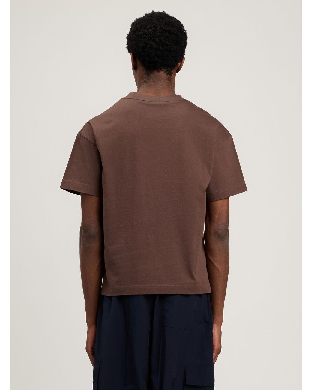Palm Angels Brown Spray Bear T-Shirt for men