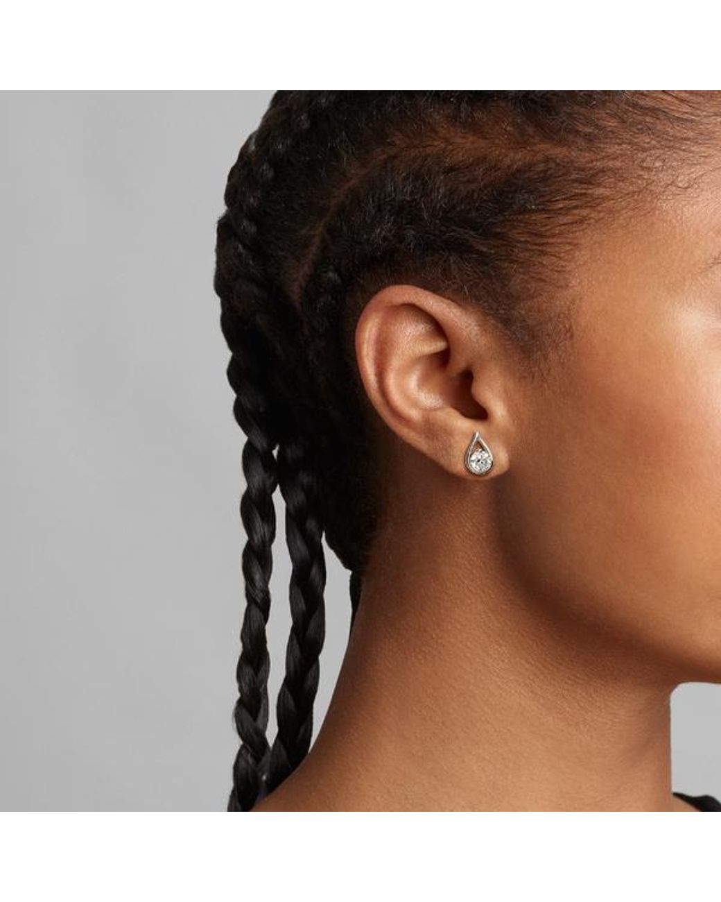 Pandora Metallic Infinite 14K Lab-Grown Diamond Earrings