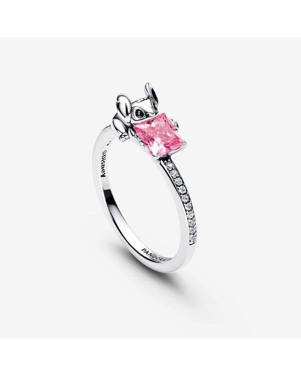 Pandora Pink Disney Stitch & Stone Ring