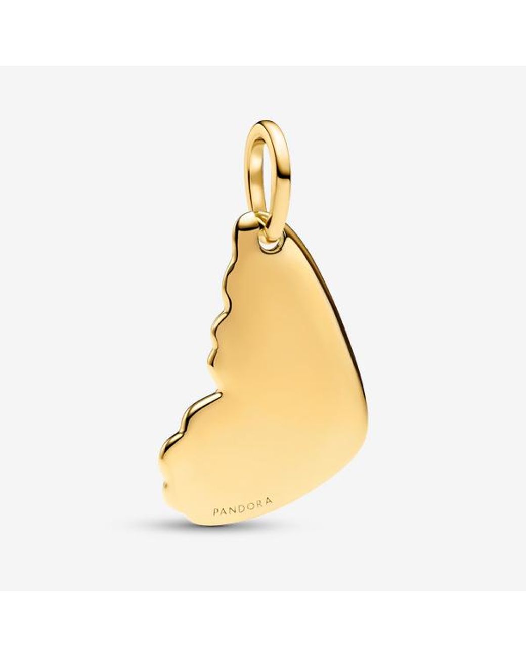 Pandora Metallic Engravable Butterfly Wing Tag Pendant