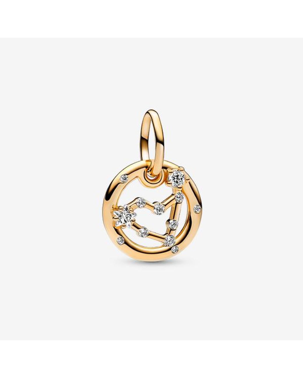 Pandora Metallic Capricorn Zodiac Dangle Charm