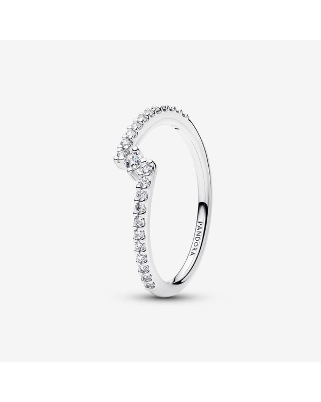 Pandora Metallic Sparkling Split Pavé Ring