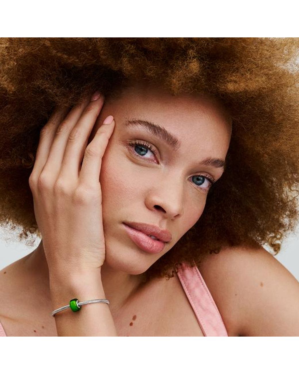 Pandora Green Mini Murano Glass Charm