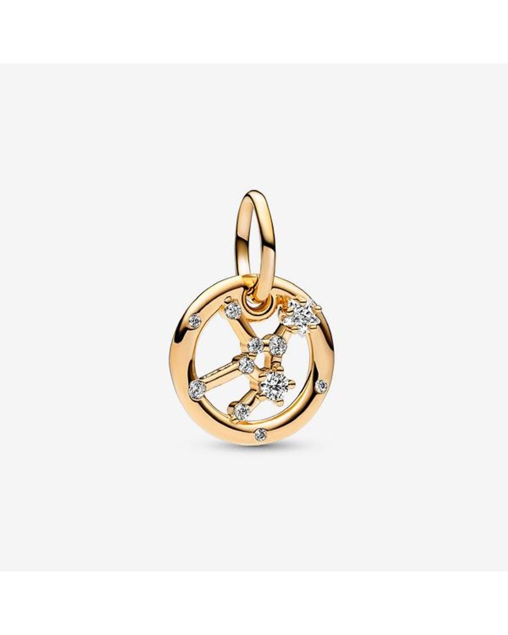 Pandora Metallic Virgo Zodiac Dangle Charm