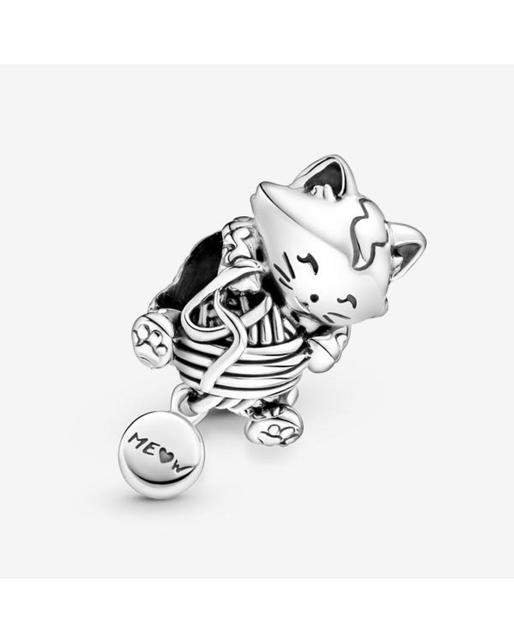 Pandora Multicolor Kitten & Yarn Ball Charm