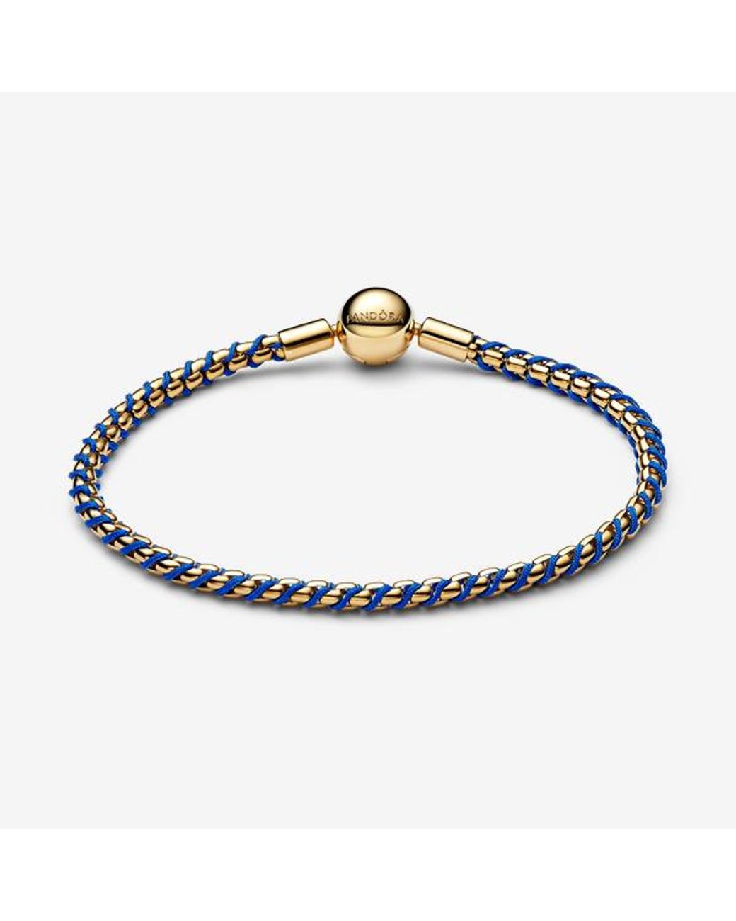 Pandora Blue Cord Box Chain Bracelet