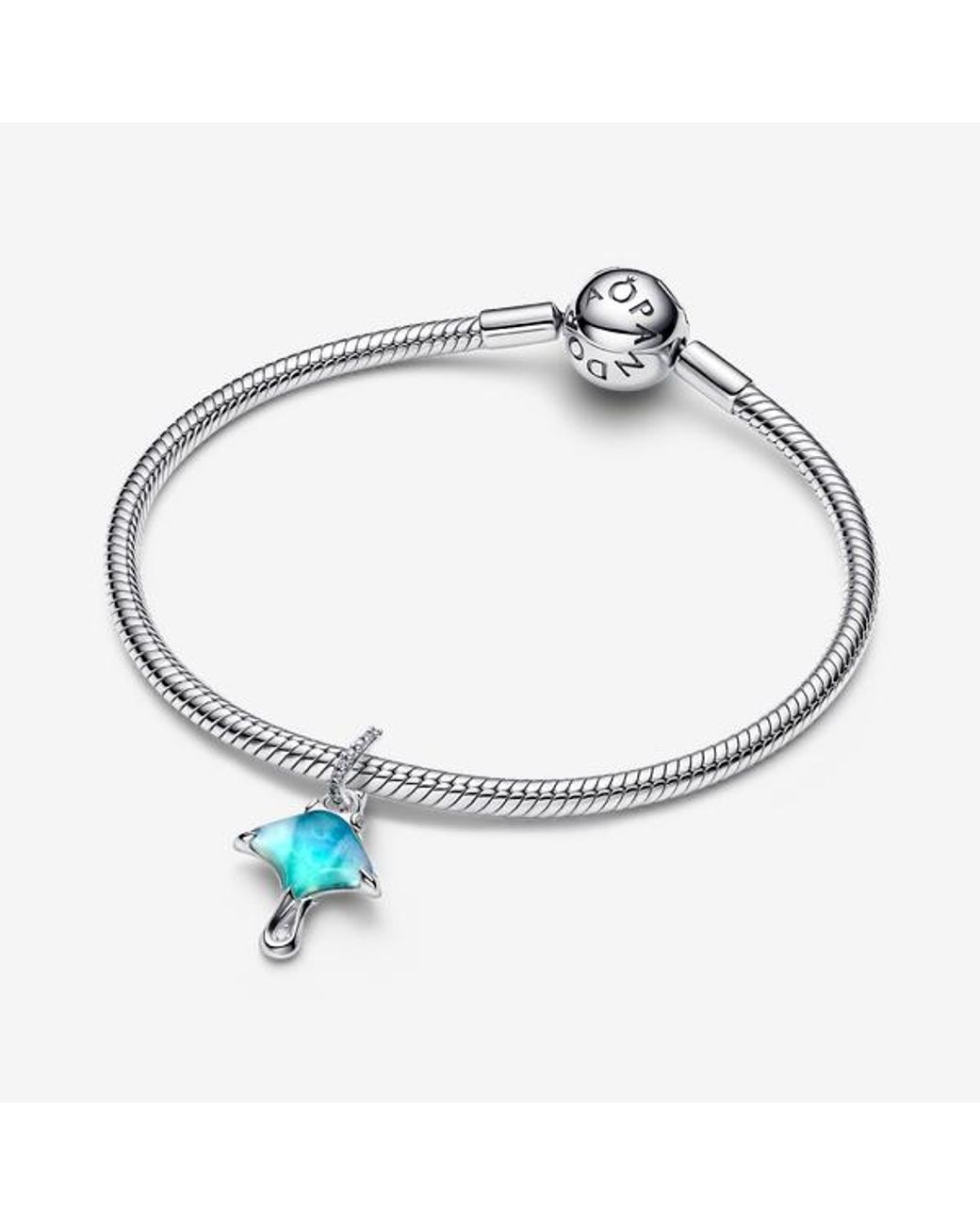 Pandora Blue Manta Ray Dangle Charm