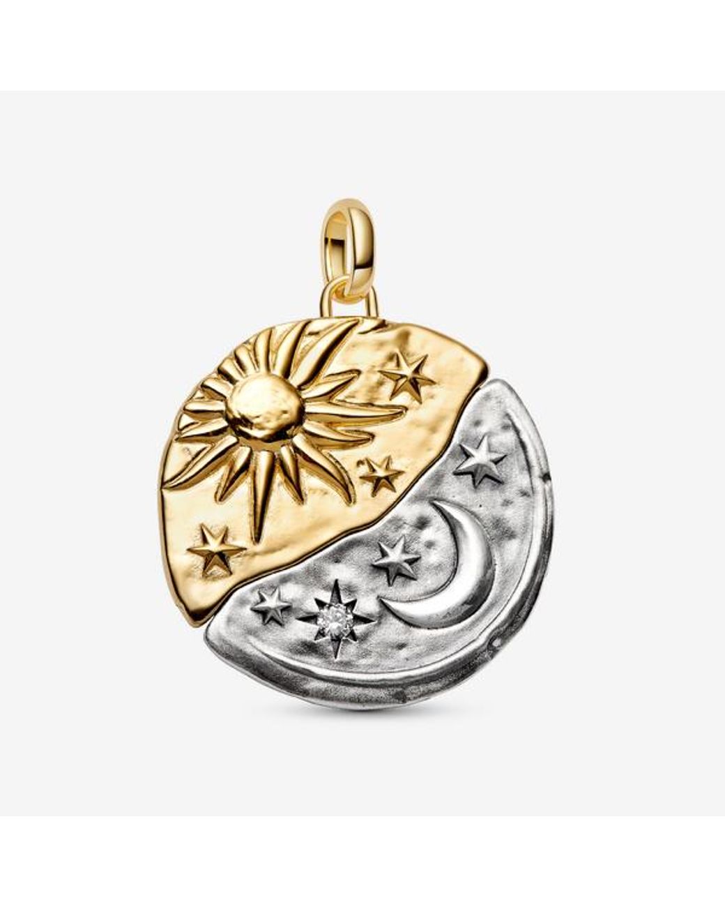 Pandora Metallic Sun & Moon Oversized Medallion Charm