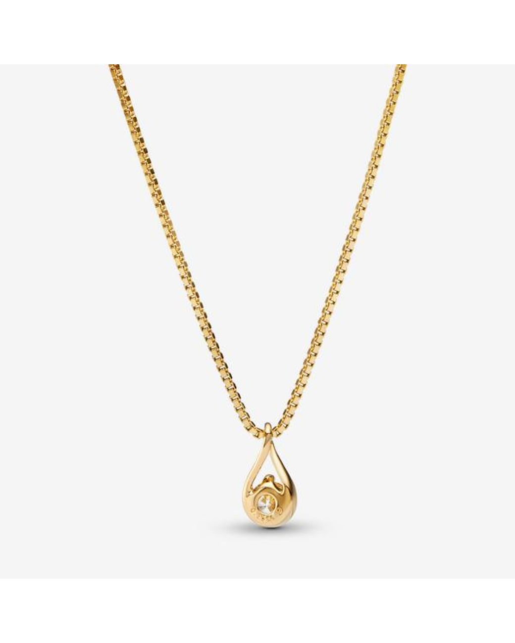 Pandora Metallic Brilliance Lab-created 0.25 Ct Tw Diamond Pendant & Necklace