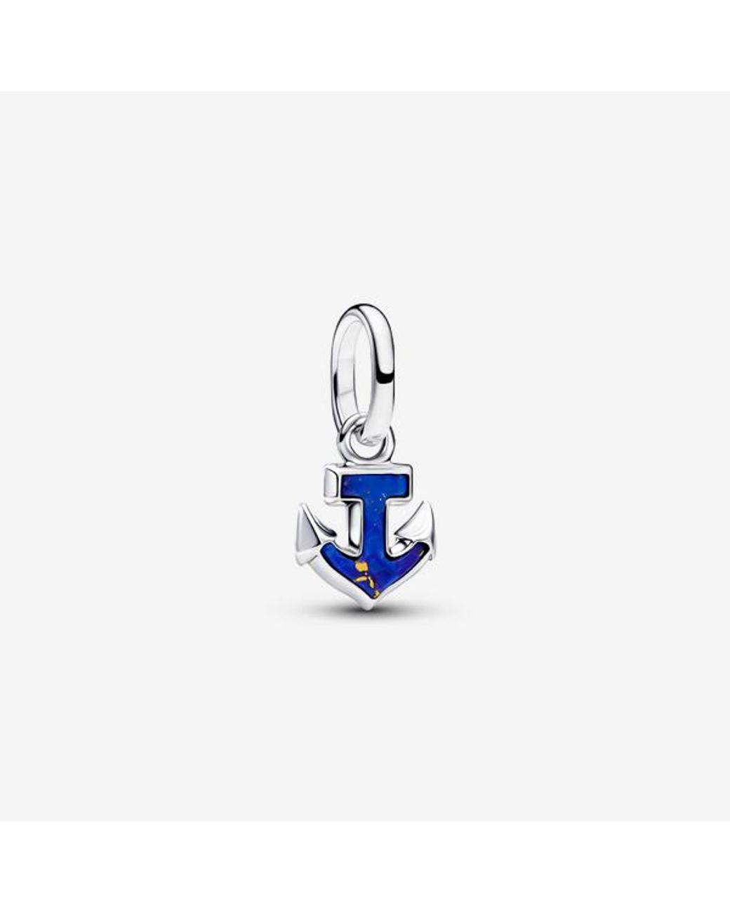 Pandora Blue Anchor Mini Dangle Charm