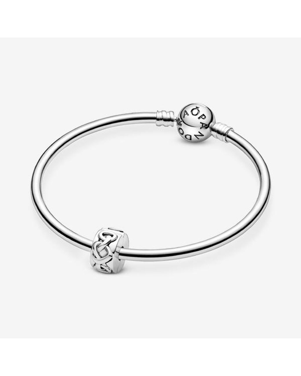 Pandora Multicolor Knotted Hearts Clip Charm