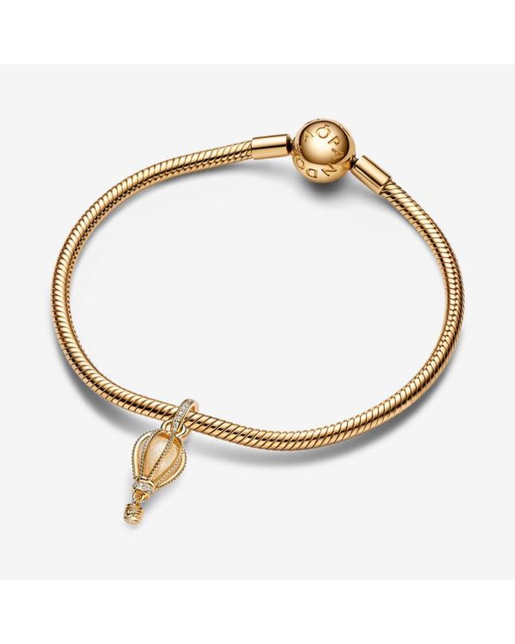 Pandora Metallic Sparkling Hot Air Balloon Dangle Charm