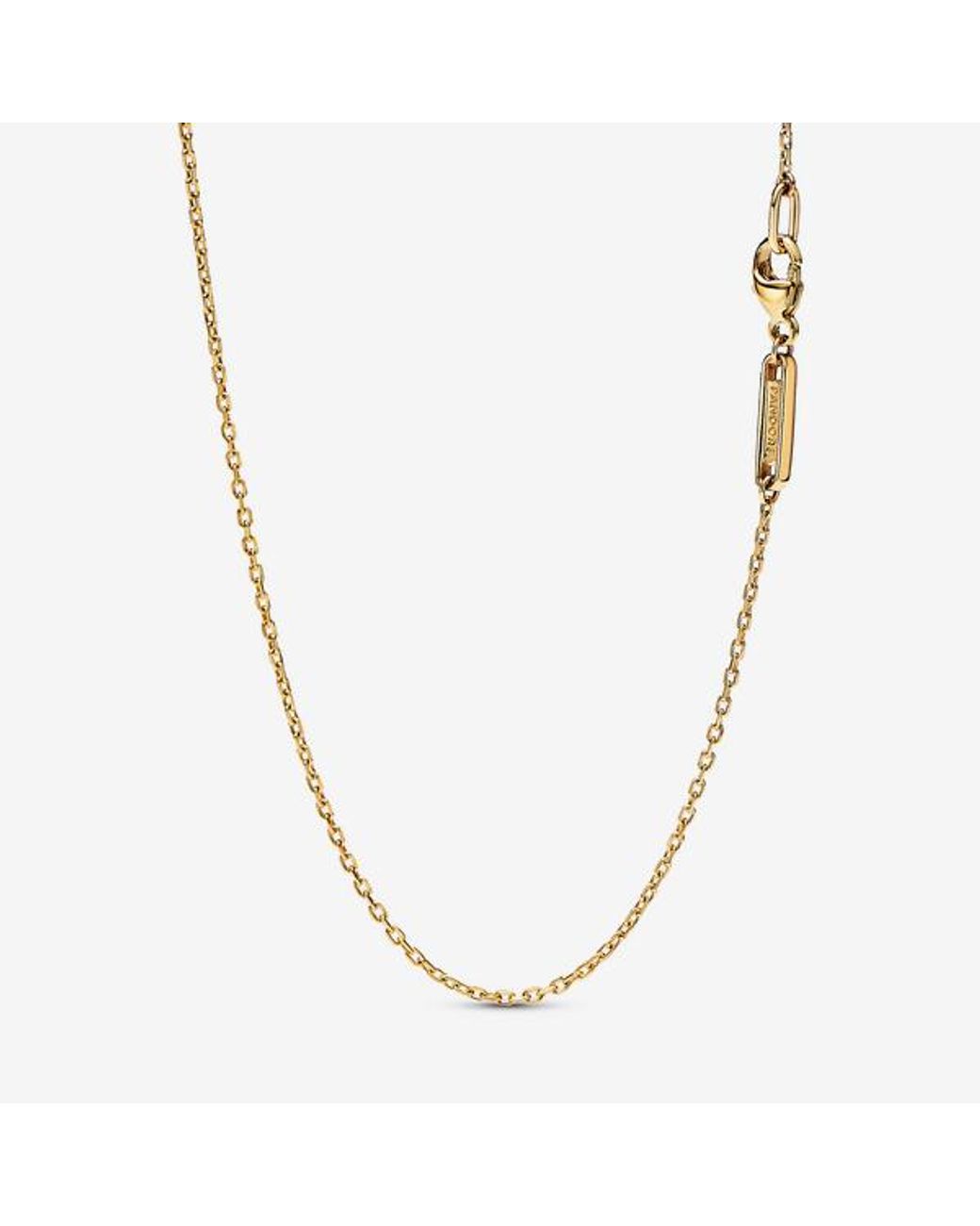 Pandora Metallic Talisman 14K Cable Chain Necklace