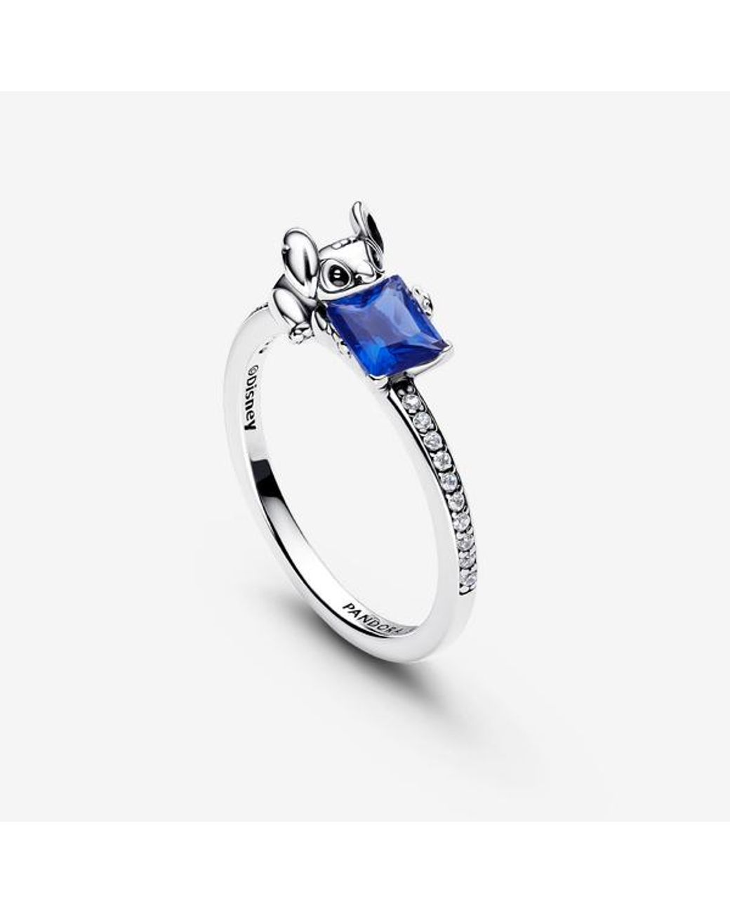 Pandora Blue Disney Stitch & Stone Ring