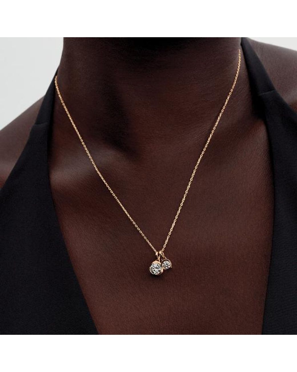 Pandora Metallic Talisman 14K Cable Chain Necklace