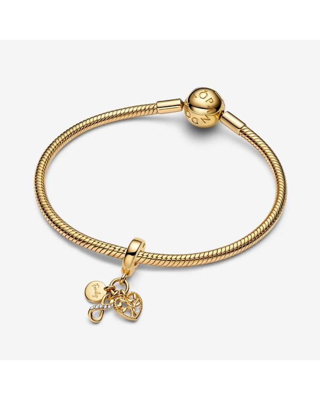 Pandora Metallic Family Infinity Triple Dangle Charm