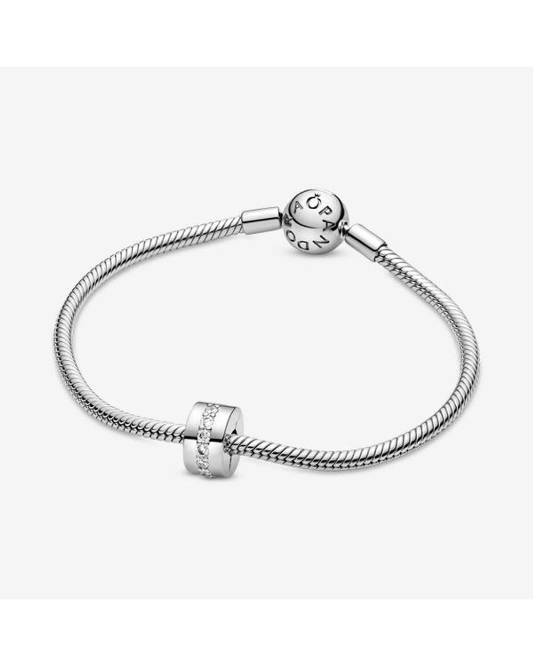 Pandora Multicolor Sparkling Row Clip Charm