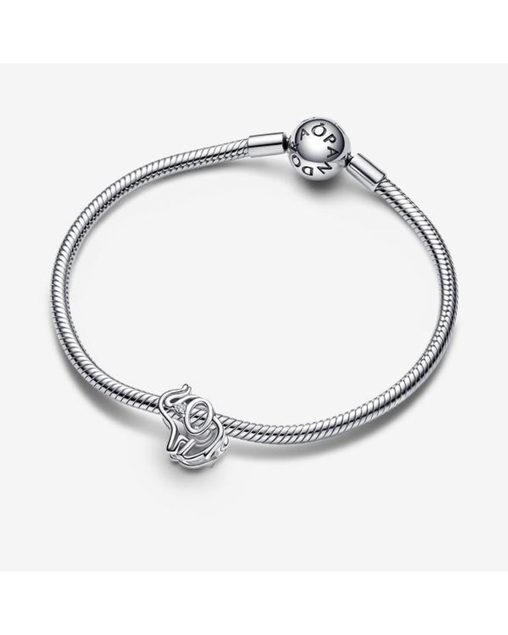 Pandora White Openwork Elephant Charm