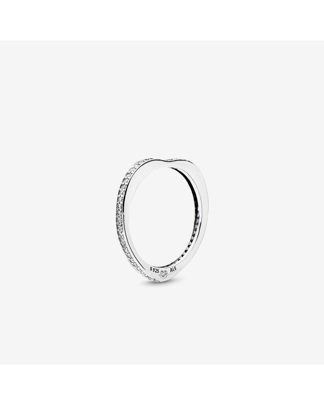 Sparkling arcs of love deals ring