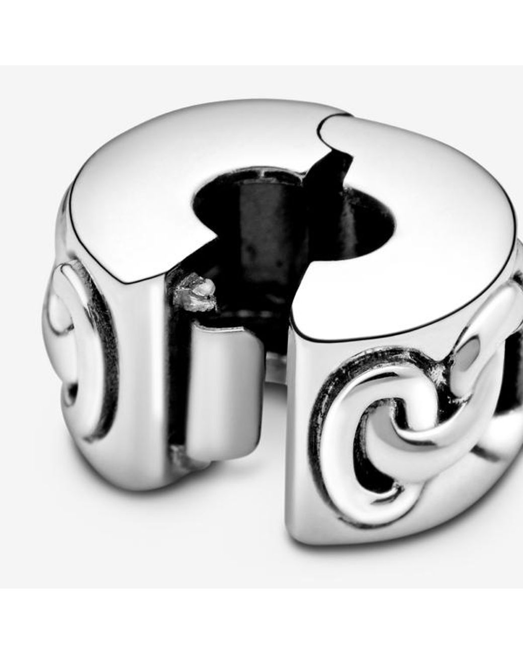 Pandora Multicolor Knotted Hearts Clip Charm