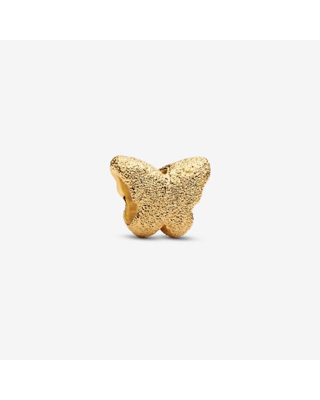 Pandora Metallic Textured Butterfly Mini Charm