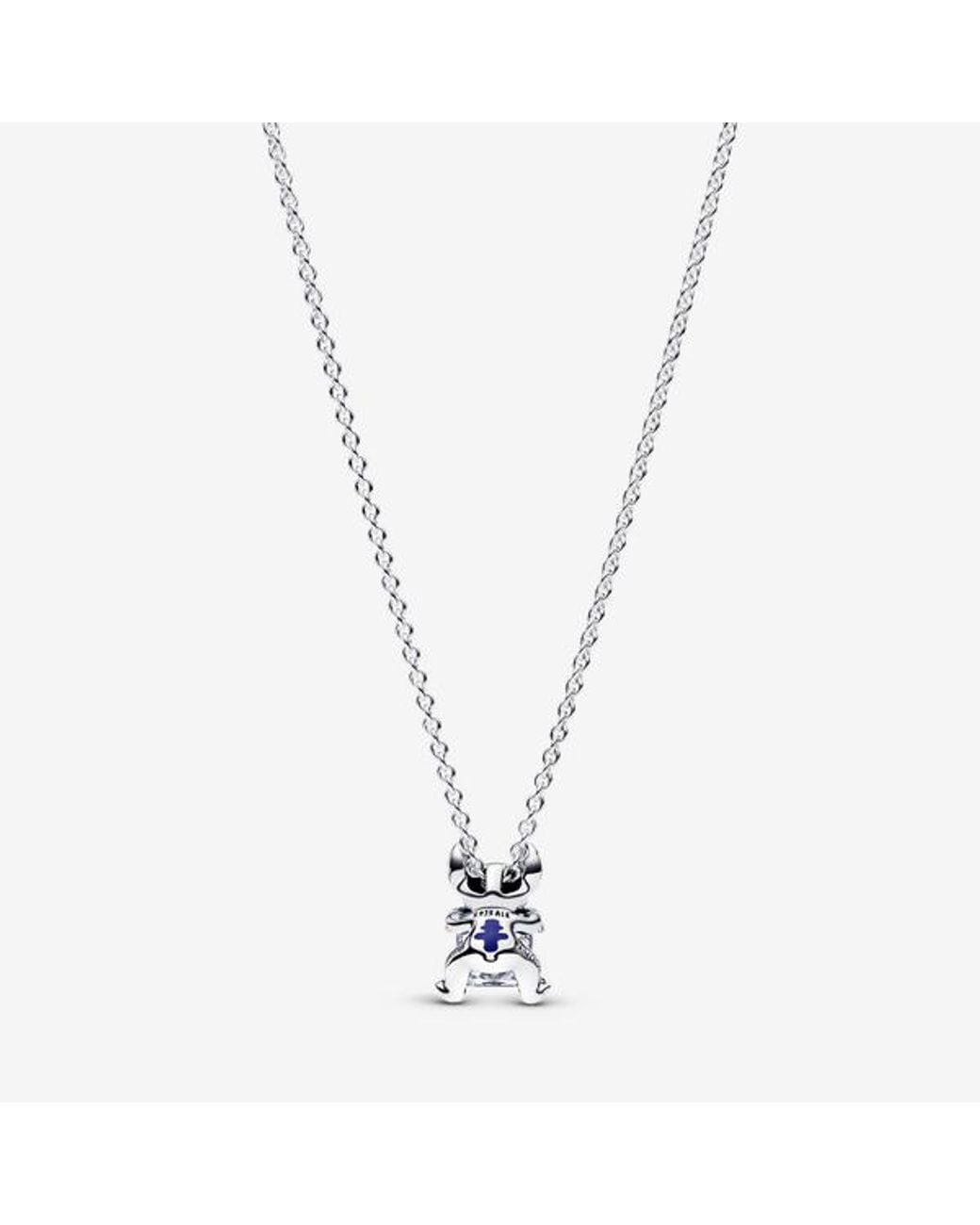 Pandora Metallic Disney Stitch Collier Necklace
