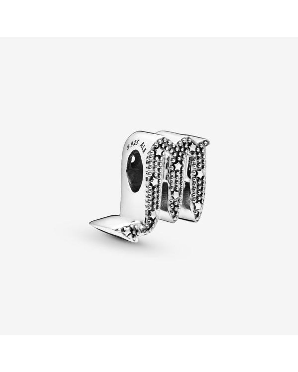 Pandora White Sparkling Scorpio Zodiac Charm