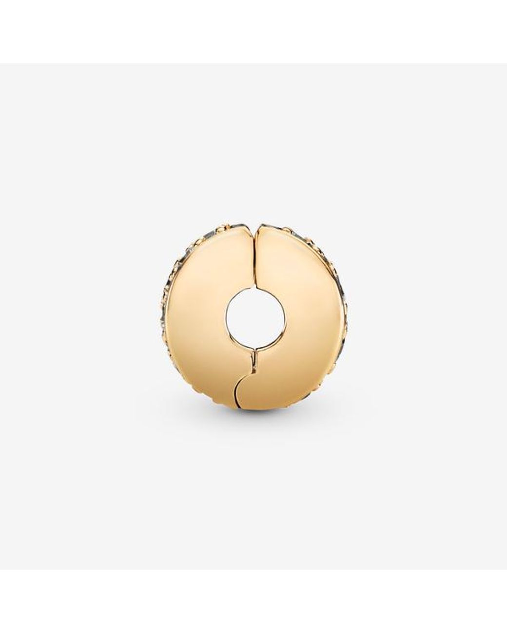 Pandora Metallic Pavé Clip Charm