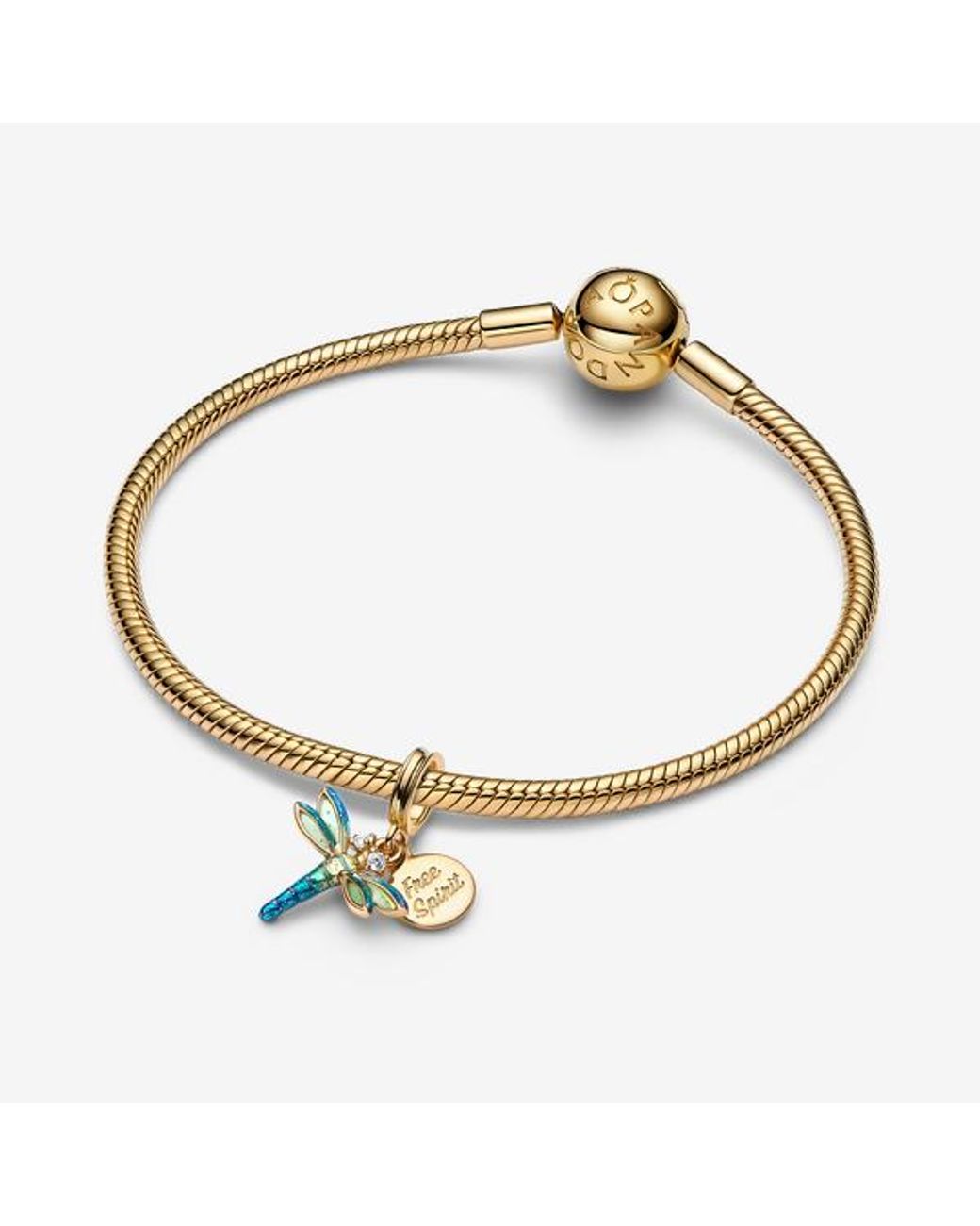 Pandora Blue Dragonfly Double Dangle Charm