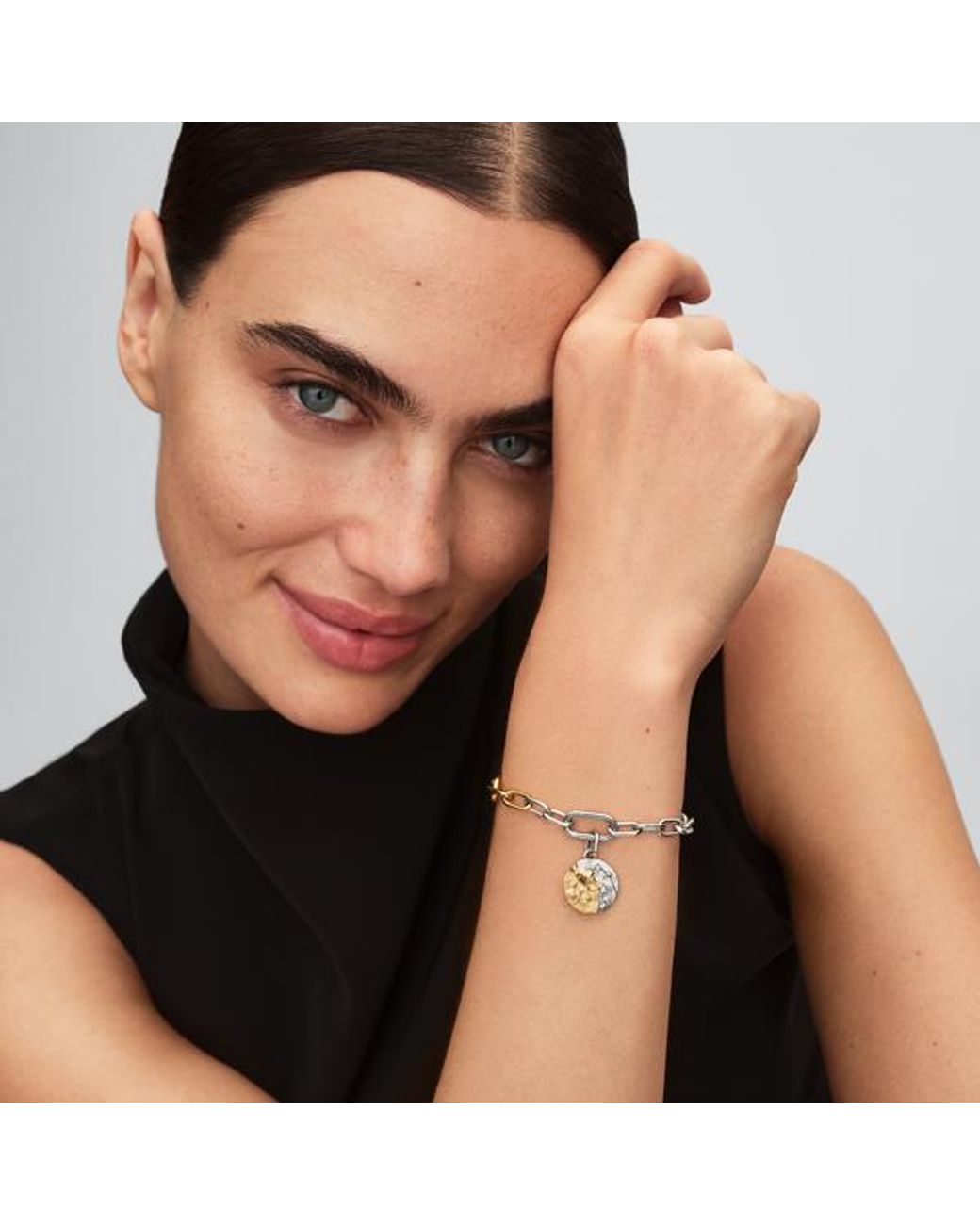 Pandora Metallic Link Chain Bracelet