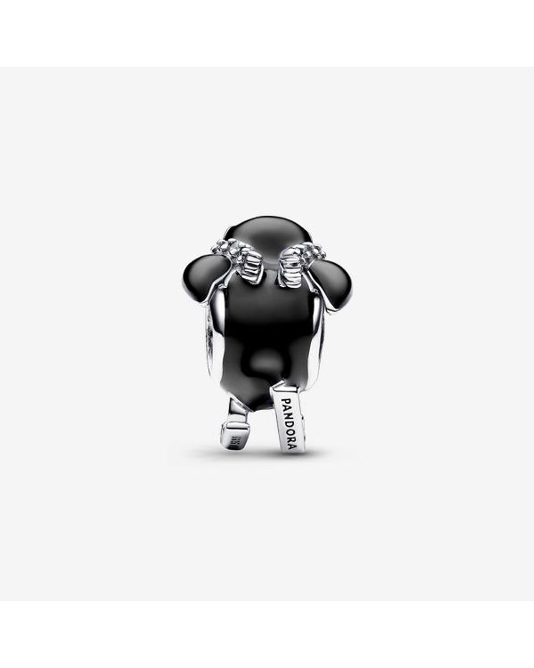 Pandora White Skiing Penguin Charm