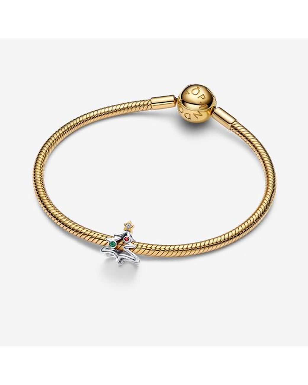 Pandora White Christmas Tree Charm